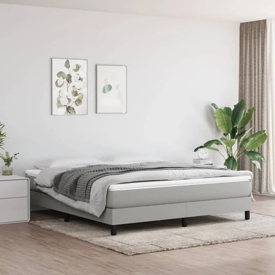 vidaXL Матрак с покет пружини средна твърдост светлосив 183x213x20 см California King (347894)