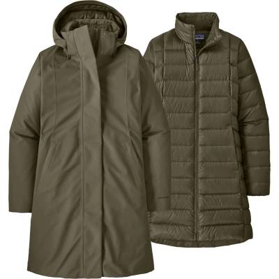 Patagonia Дамско палто Patagonia Women's Tres 3-In-1 Parka Coat - Basin Green - размер L (102-3634-1014)