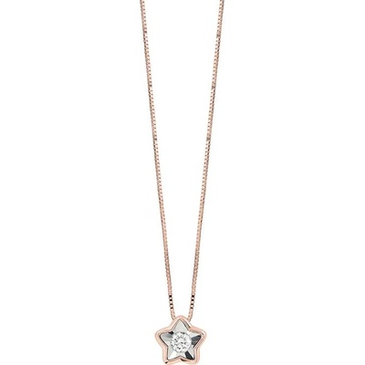 Bliss Златно дамско колие с диаманти Bliss 20086519 (20086519)