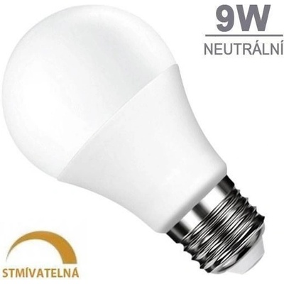 Optonica LED žárovka STMÍVATELNÁ 9W 18xSMD2835 806lm E27 Neutrální bílá