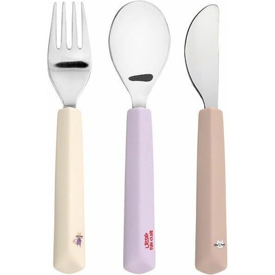 Lassig Detský príbor Cutlery with Silicone Handle Tiny Team Cat uni 3 ks