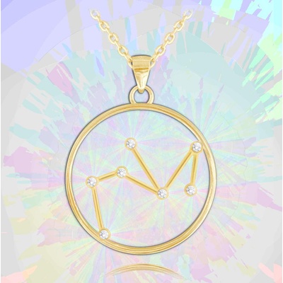 Minet Pozlacený Stars střelec Czech Crystal JMAS9512GN45