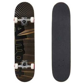 Almost Скейтборд ALMOST Unknown Pleasures FP (черно/златисто)