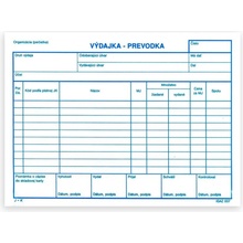 Igaz 007 Výdajka-prevodka A5 samoprepis bez DPH