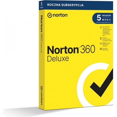 SYMANTEC NORTON 360 DELUXE 50GB 1 lic. 5 lic. 12 mes.