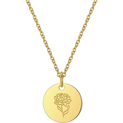 HARAHU Колие fl-21631 - Златна / Тип1 kp21631 (fl-21631)