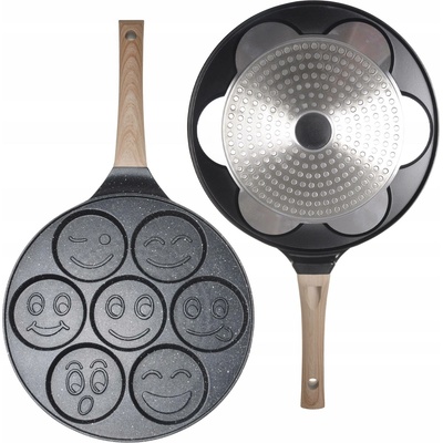Pánev na vejce a lívance KAMILLE 26 cm mramorová 4213 PANCAKES MINKI