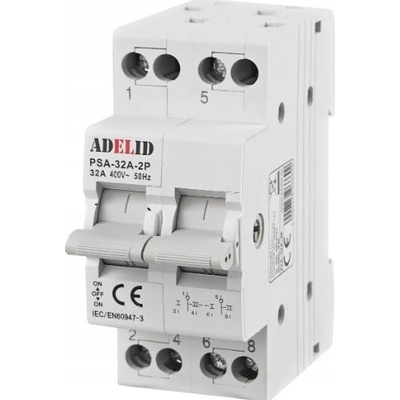 Přepínač Adelid 400 V IP20 32 A