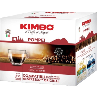 KIMBO Кафе капсули Kimbo Pompei Nespresso, 100 бр