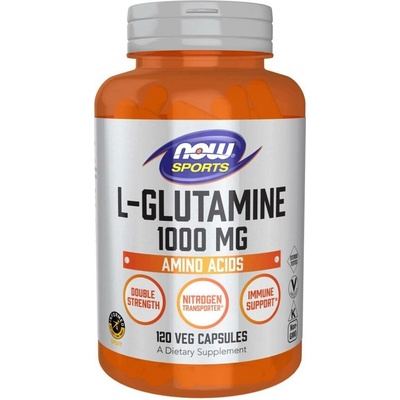 Now Foods L-Glutamine 1000 mg Double Strength 120 kapsúl