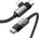 Essager Type-C към Type-C и Micro-USB Кабел за Данни и Зареждане 65W 1 м - Алуминиева Сплав