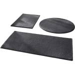 Mila Home Тъмносиви килими за баня в комплект от 3 бр. 50x90 cm - Mila Home (HKG-SRRPASPAS-ANTRASIT)