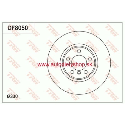BMW 4 F32/F33 07/2013- predné kotúče Sada L+P 330mm / TRW