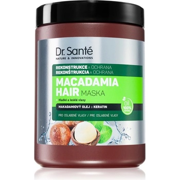 Dr. Santé Macadamia krémová maska pro oslabené vlasy Macademia Oil and Keratin, Reconstruction and Protection 1000 ml