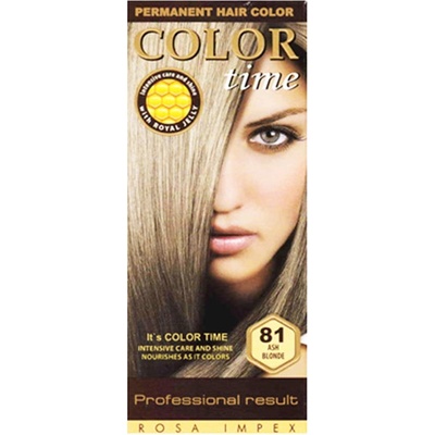 Color Time dlouhotravající barva na vlasy 81 popelavá blond