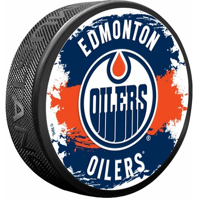 Mustang Puk Edmonton Oilers NHL Splash