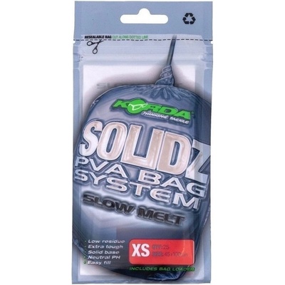 KORDA PVA Vrecko Solidz Slow Melt PVA Bags