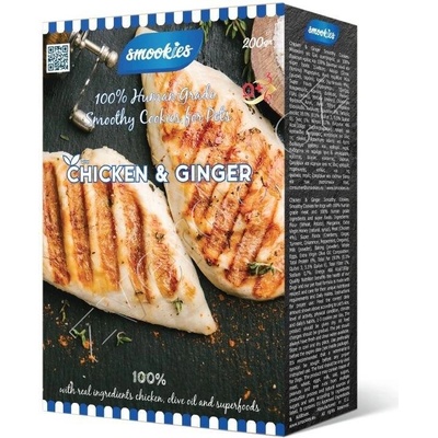 SMOOKIES Premium CHICKEN kuřecí sušenky 100% human grade 200 g