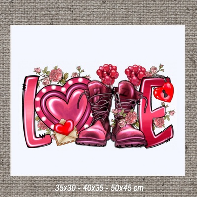 Obraz LOVE 50x45 cm