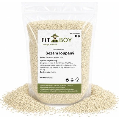 FITBOY Sezam loupaný 1 kg
