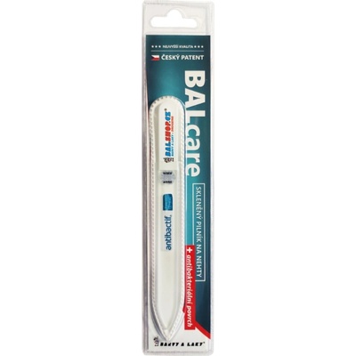 BALCARE sklenený pilník na nechty antibakteriálny povrch 14 cm
