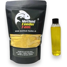 Method Feeder Fans Premium Method Mix Set 600g + 200ml Booster Ananás