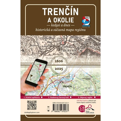VKÚ Harmanec Porovnávacia mapa Trenčín - Kedysi a dnes (s aplikáciou CBS Map Explorer)