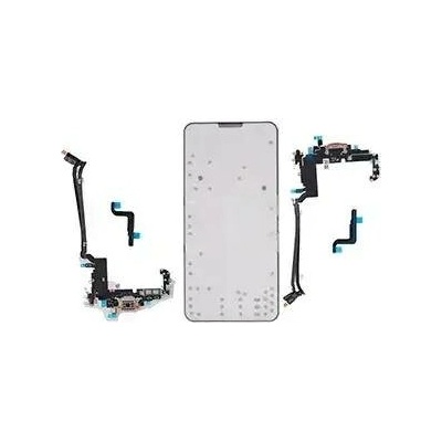 Nabíjecí obvod + Flex kabel iPhone 17 Pro Max – kosmická oranžová (Genuine OEM, pSIM, UK/EU) IPH1918