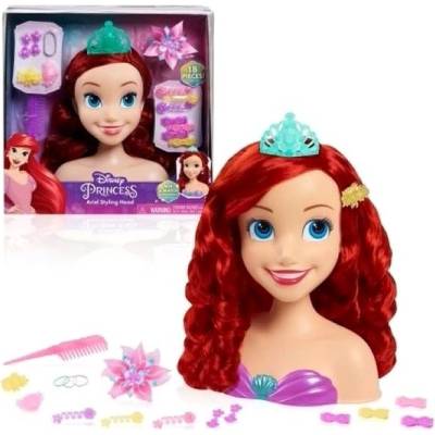 Just Play Disney Princess Ariel Stylngová hlava 886144876165