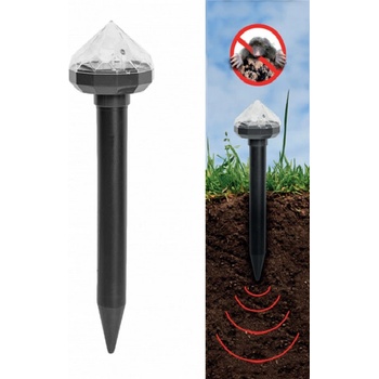 Bradas Solárny odpudzovač krtkov a hlodavcov diamond LED / ABS CTRL-MO1