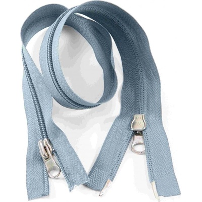 Protipohyb špirálový zips č.5 rôzne farby - dĺžka (40 cm - 100 cm) 60 cm Šedá