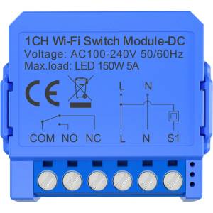 AVATTO Смарт ключ модул Avatto WSM16-DC-1 WiFi 1 канал (WSM16-DC-1)