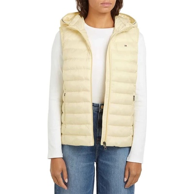 Tommy Hilfiger Потник Tommy hilfiger Padded Global vest - Beige (Lemon Zest)