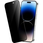Sunix Калено стъклено защитно покритие с определен ъгъл на виждане за дисплея на iPhone 14 - Sunix Privacy 6D Full Cover Tempered Glass (черен-прозрачен) (6P107)