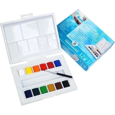 Sennelier Cestovní sada akvarelových barev 12ks Travel box – Hledejceny.cz