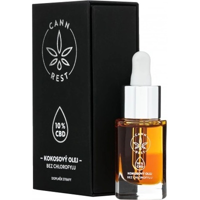 Cannrest 10% CBD kokosový olej 15 ml