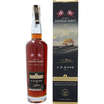 A.H. Riise Royal Danish Navy 40% 0,7 l (kartón)