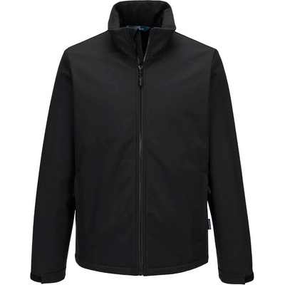 Portwest s647 / Мъжко отопляемо яке с мембрана и софтшел - черно 4xl (s647bkr4xl)