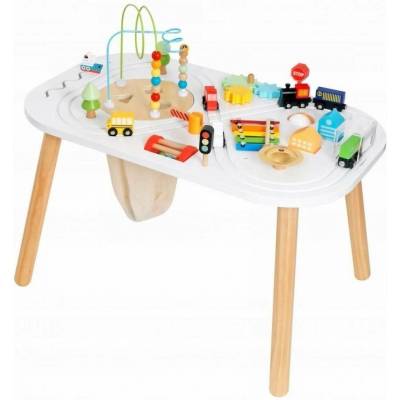 Derrson dětský multifunkční stůl s aktivitami a vláčkodráhou – Zbozi.Blesk.cz