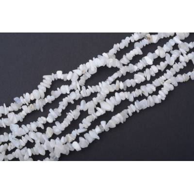 Měsíční kámen zlomky 5~8x5~8mm šňůra cca 78cm – Zboží Dáma