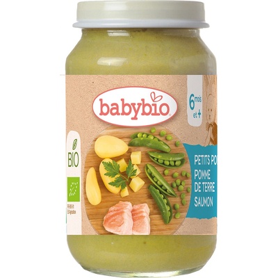 Babybio BIO Hrášek a brambory s lososem 200 g – Hledejceny.cz