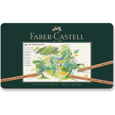 Faber-Castell Umělecké pastely Pitt Pastel plechová krabička 36 ks 112136 – Sleviste.cz