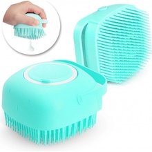 BeautyRelax 3643 Čistiaca kefka na celé telo s dávkovačom 80 ml modrá