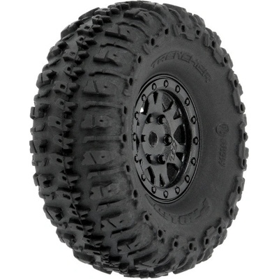 Pro-Line koleso 1.0" Trencher disk H7 čierny Impulse 4 : SCX24