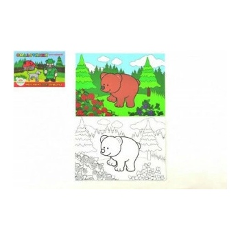 Omalovánky Moje první lesní zvířátka 21x14,5cm MPLZ