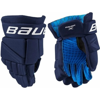 Bauer S21 X SR 15 Navy Ръкавици за хокей