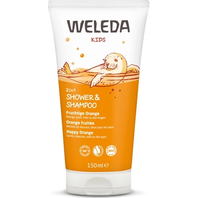WELEDA Sprchový krém a šampón Šťastný pomaranč 2 v 1 150 ml