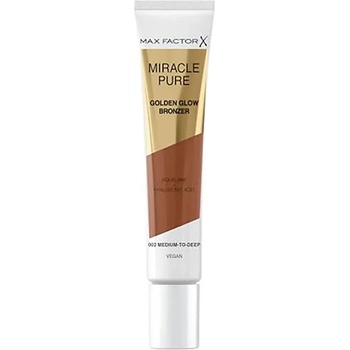MAX Factor Miracle Pure 002 Medium To Deep 15ml bronzer - Clear