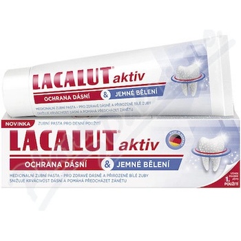 Lacalut Aktiv zub.pasta ochrana dásní bělení 75 ml