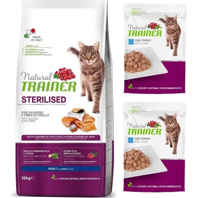 Trainer Natural Cat Sterilised losos 10 kg